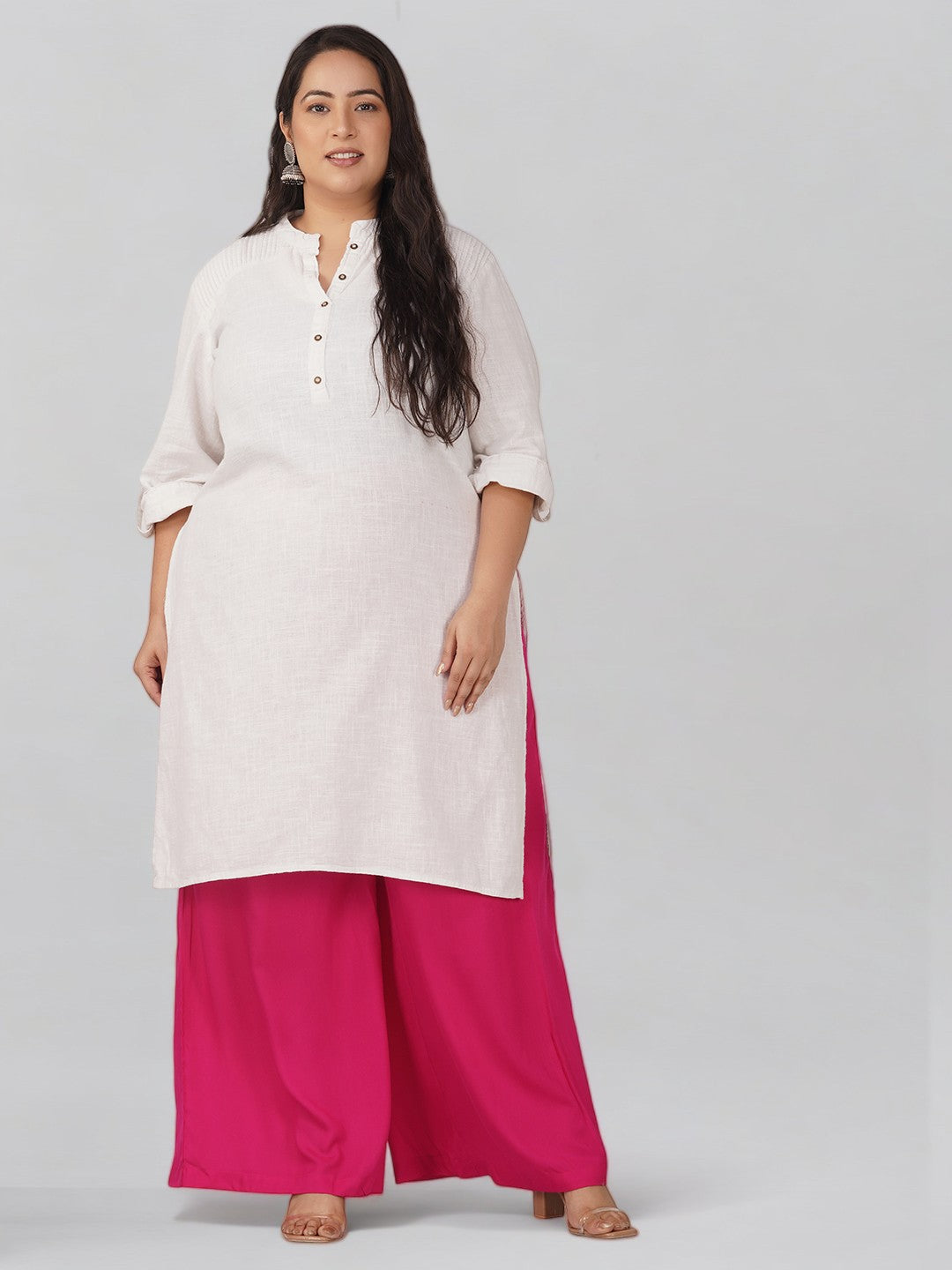 Wild Strawberry Plus Size Rayon Palazzo