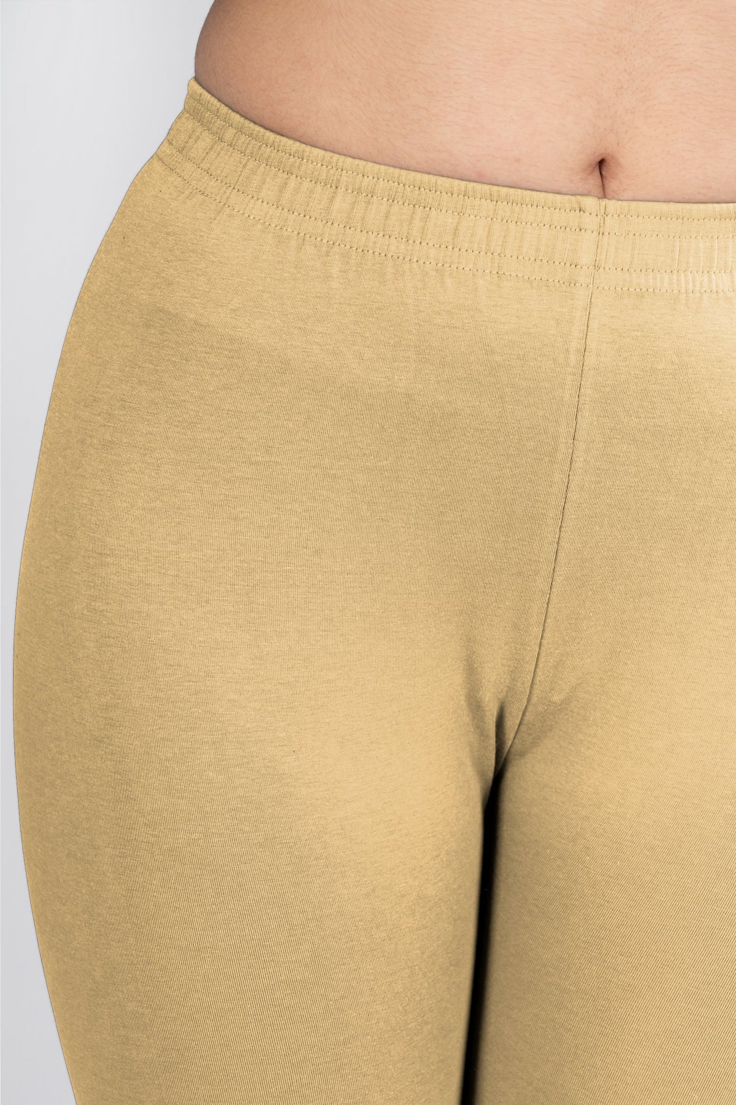Skin Tone Cotton Churidar Leggings