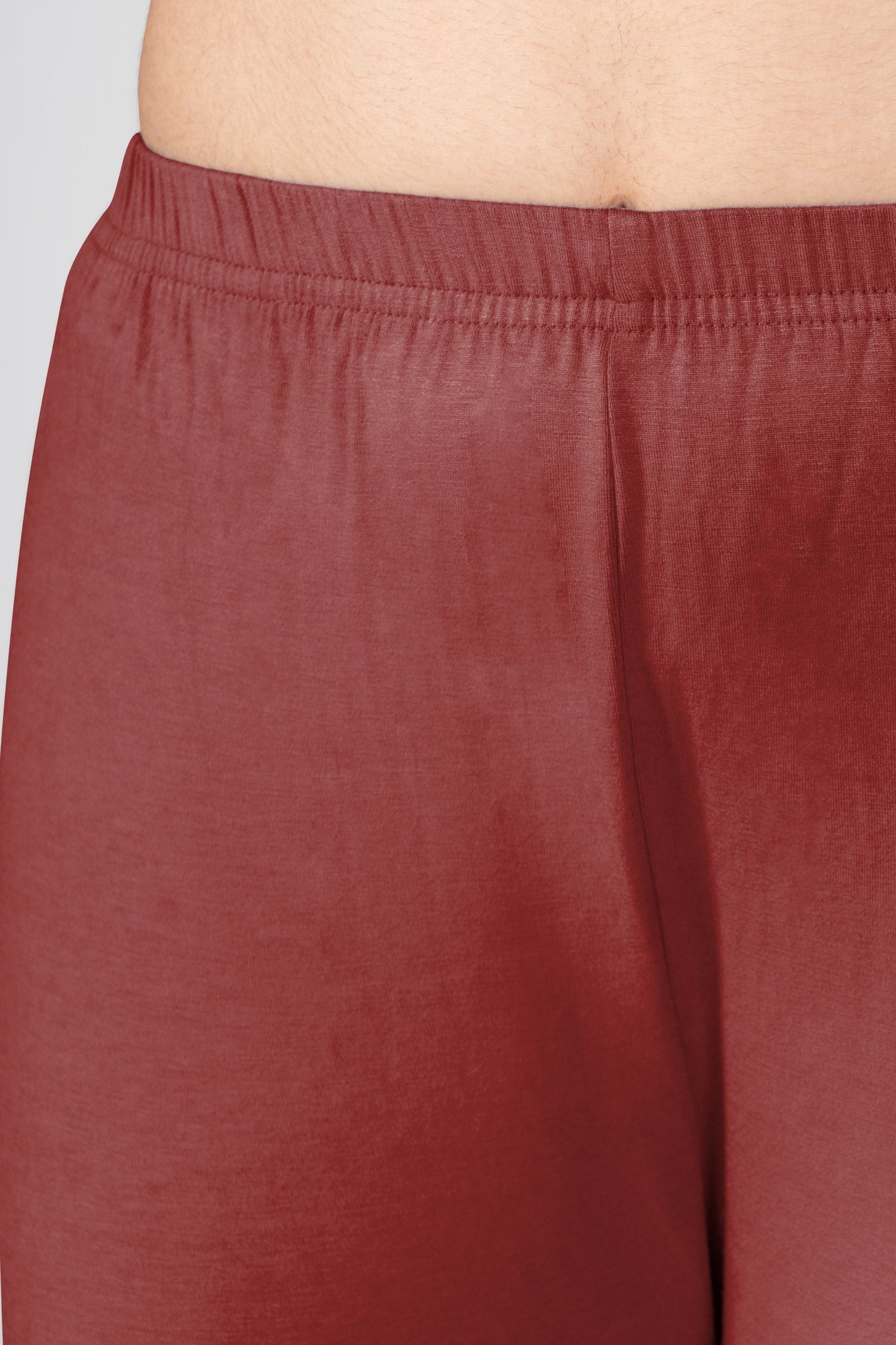 Joy Brown Viscose Capri Leggings