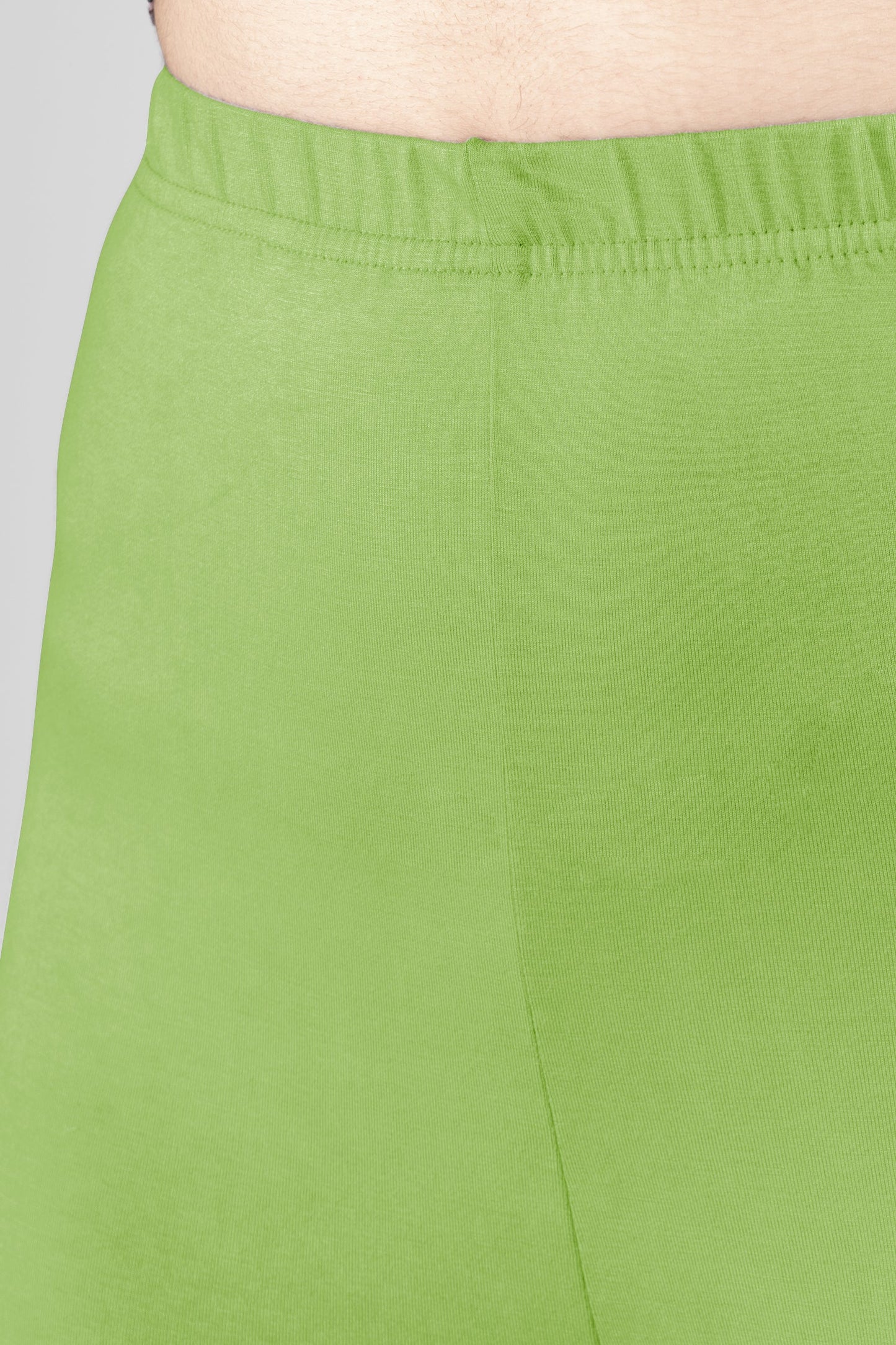 Green Bloom Viscose Churidar Leggings
