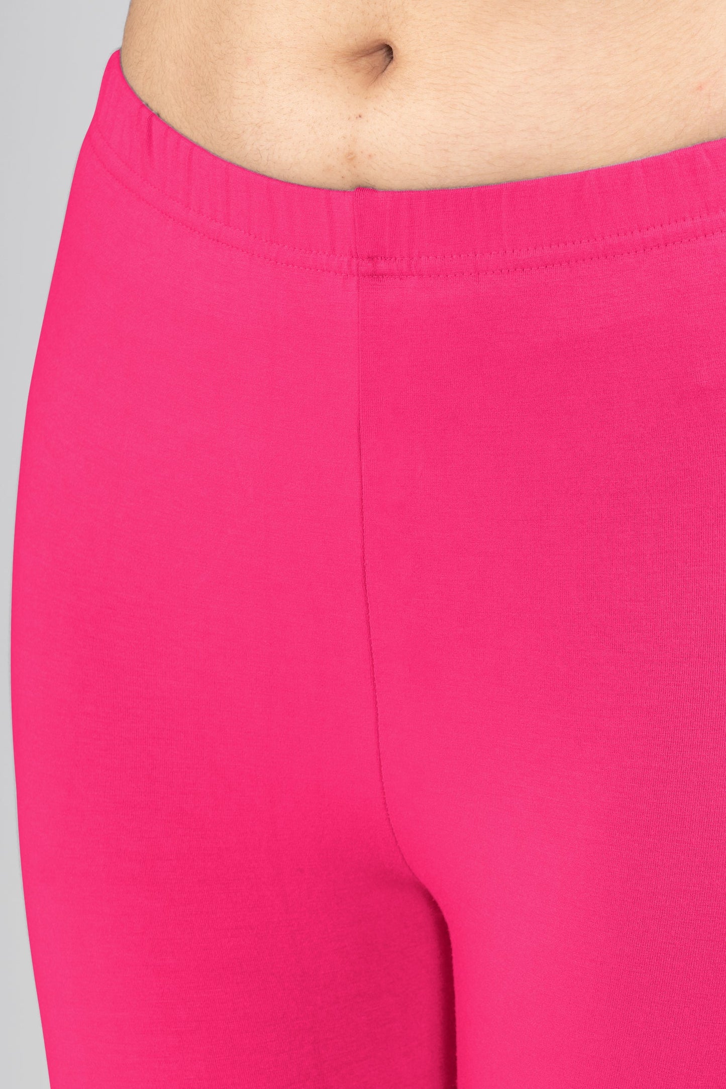 Wild Strawberry Viscose Ankle Leggings