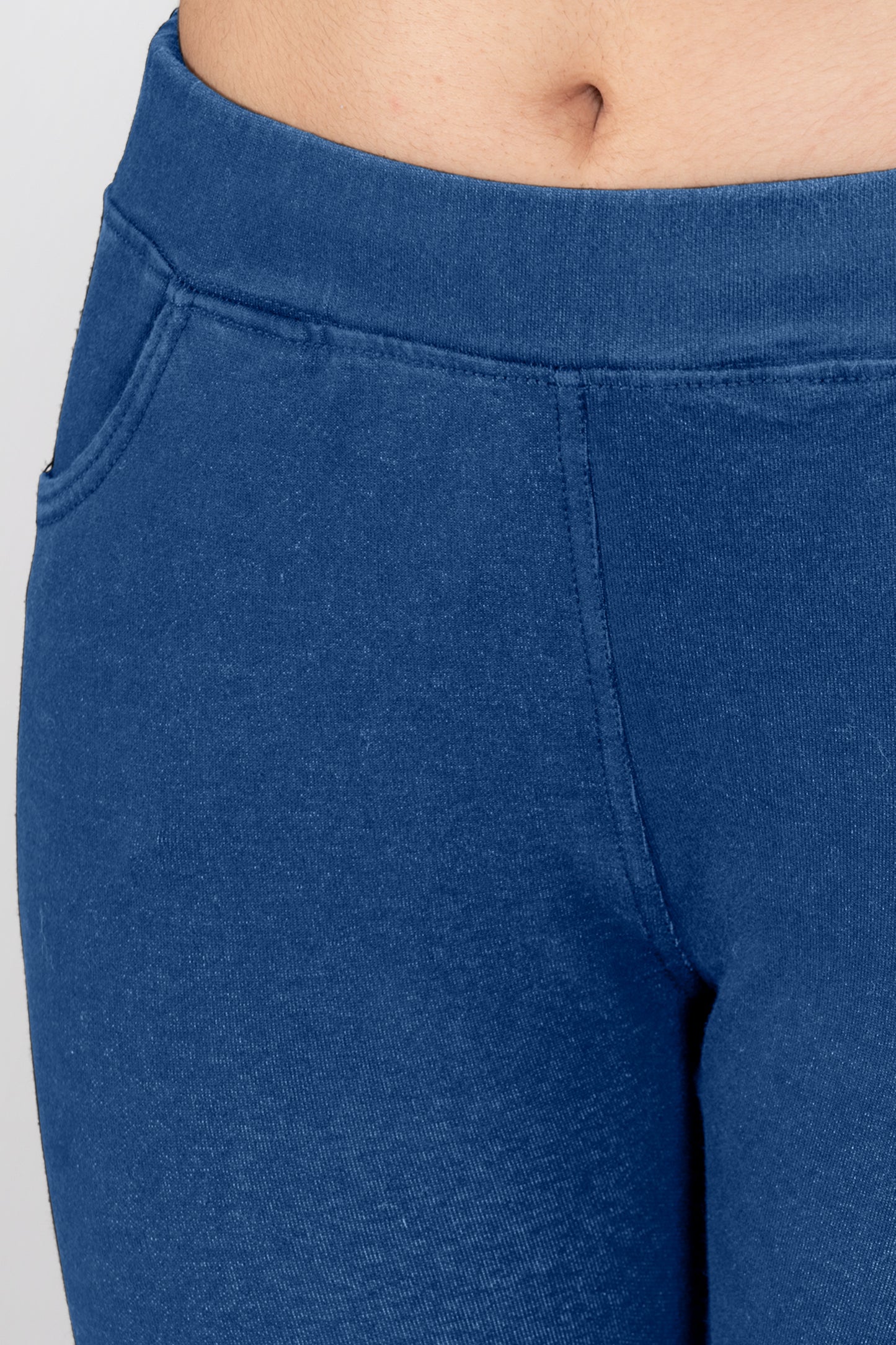 Denium Jeggings with Side Pocket