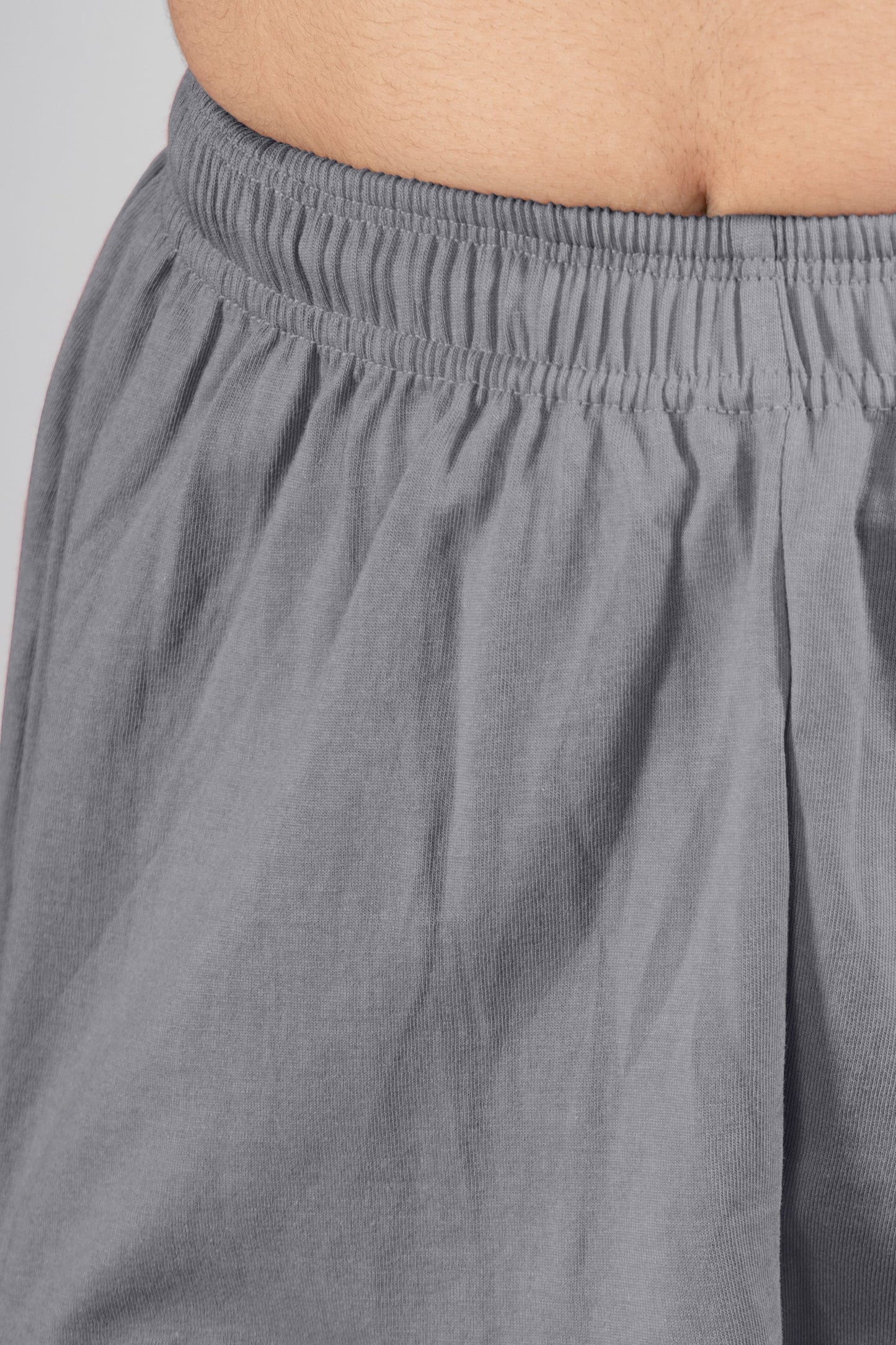 Grey Cotton Patiala Pants