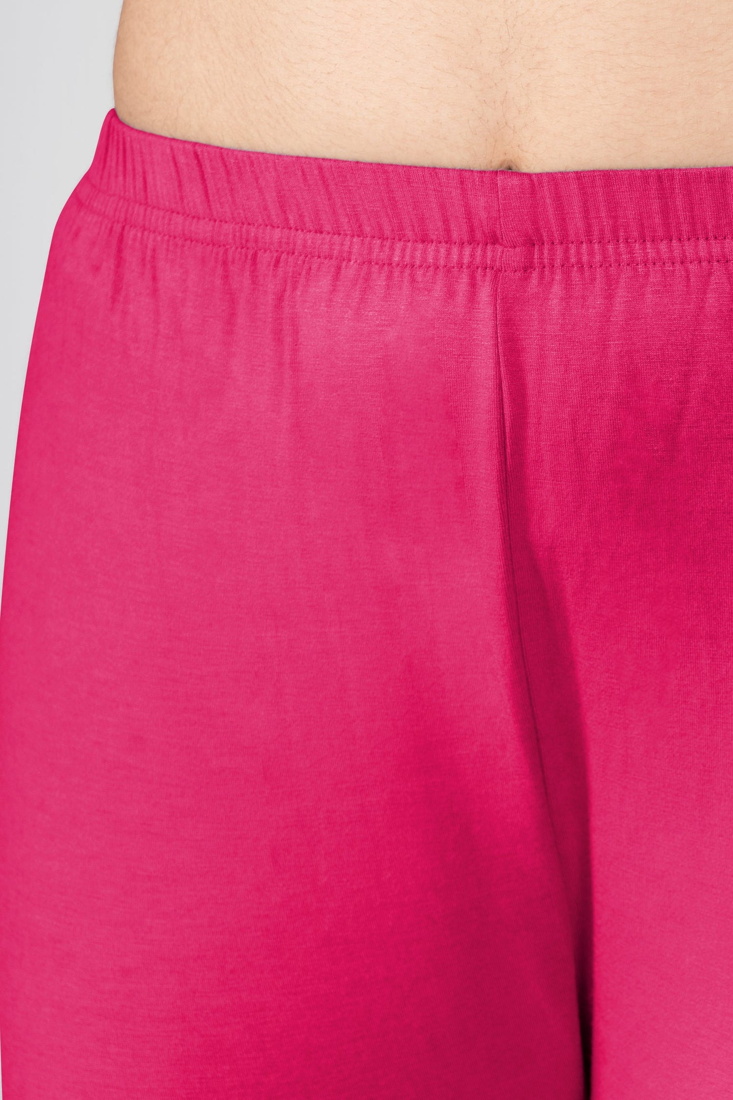 Wild Strawberry Viscose Capri Leggings