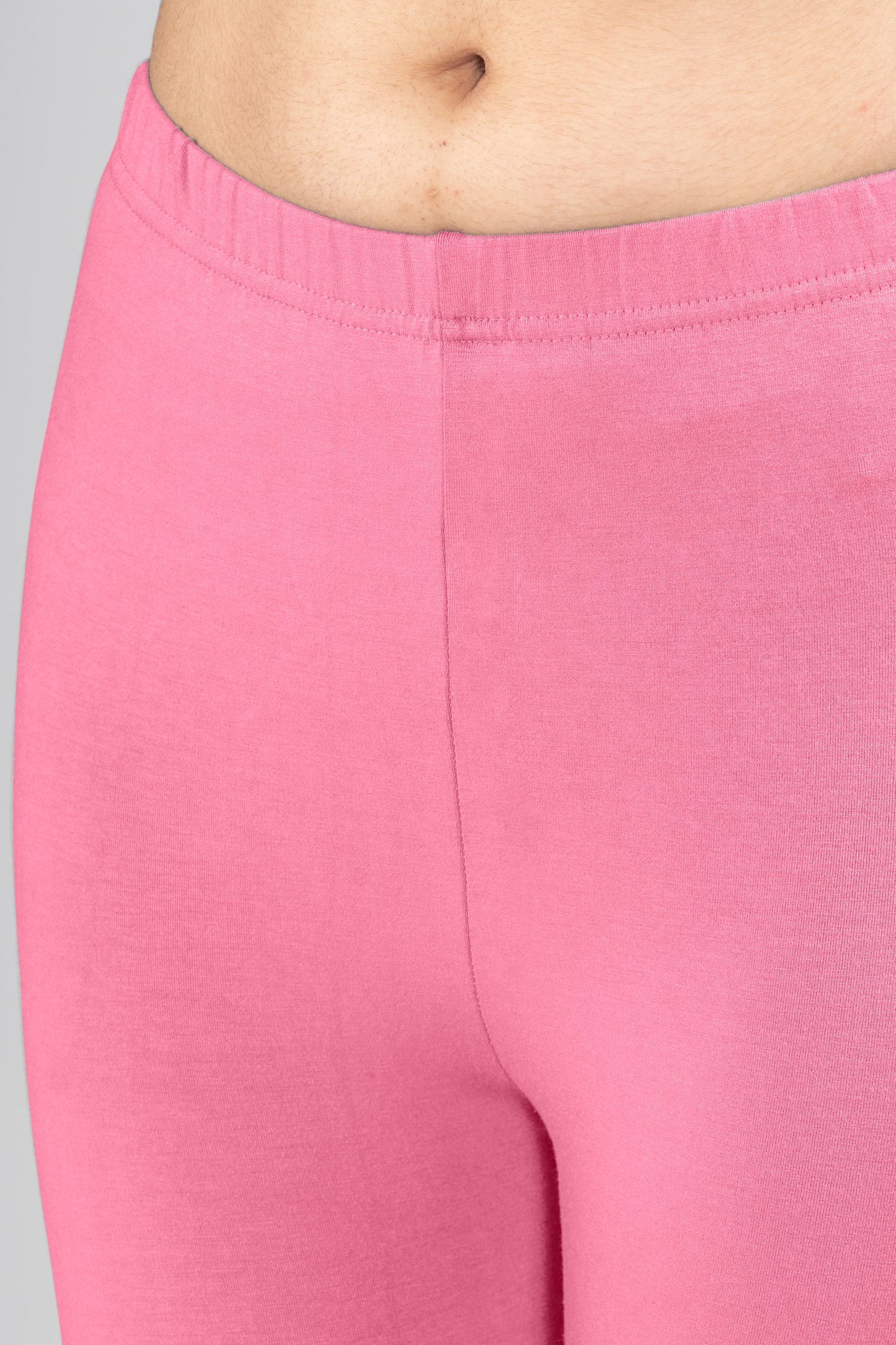 Pink Goddess Viscose Ankle Leggings