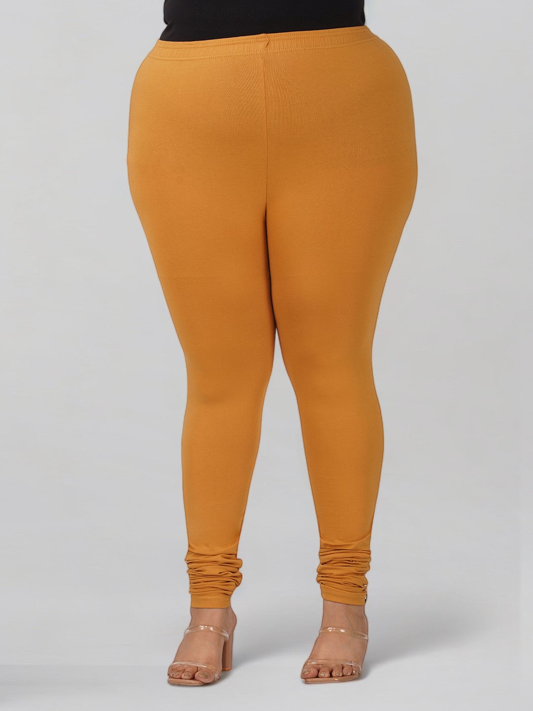 Stone Plus Size Cotton Churidar Leggings