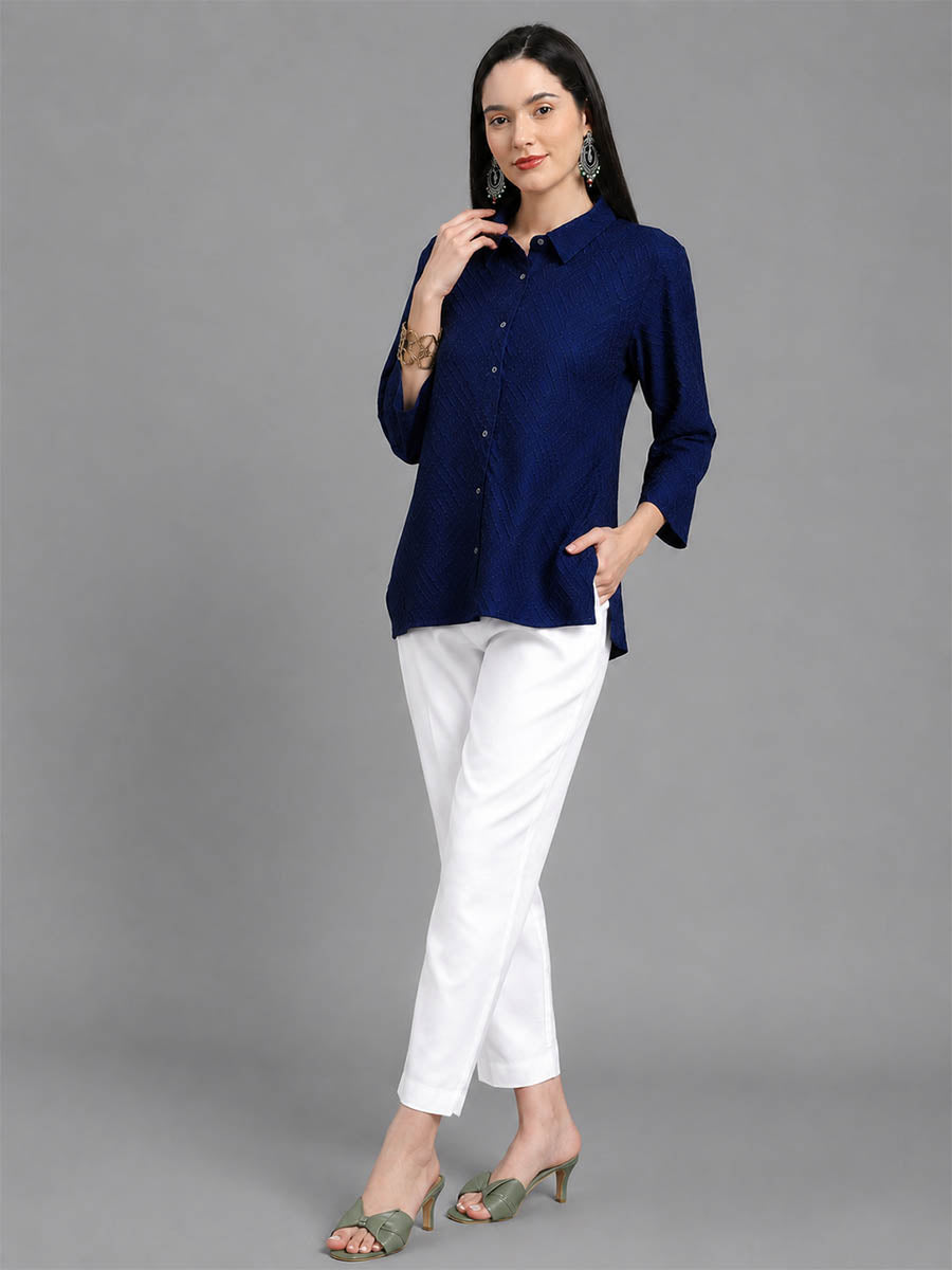 Silky Kurti Pant White