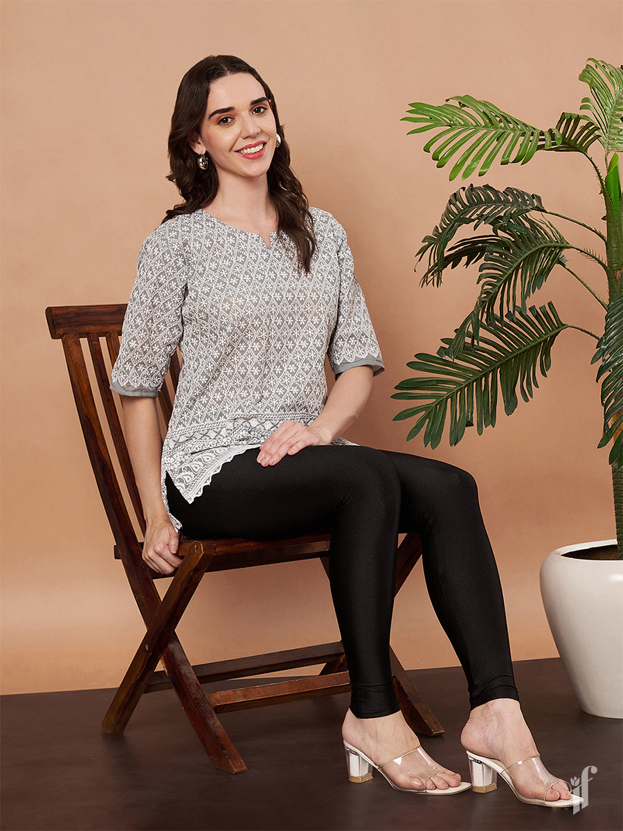 Black Shimmer Leggings