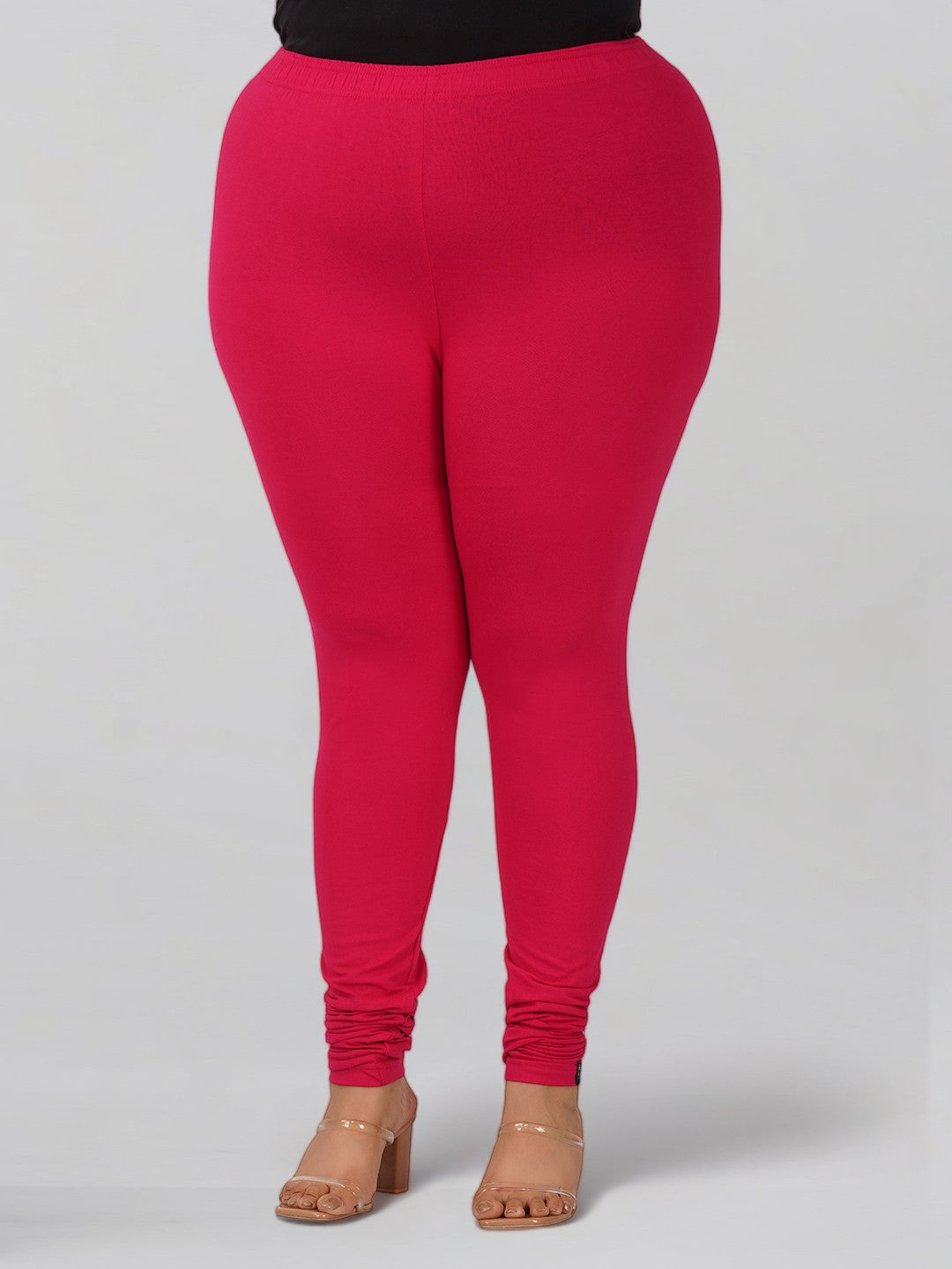 Dark Rani Plus Size Cotton Churidar Leggings