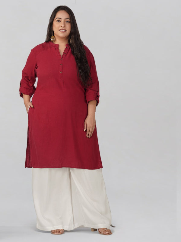 Indian Flower Angelic White Plus Size Rayon Palazzo Pant