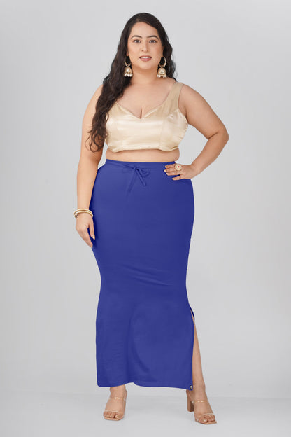 Royal Blue Plus Size Saree Shapewear