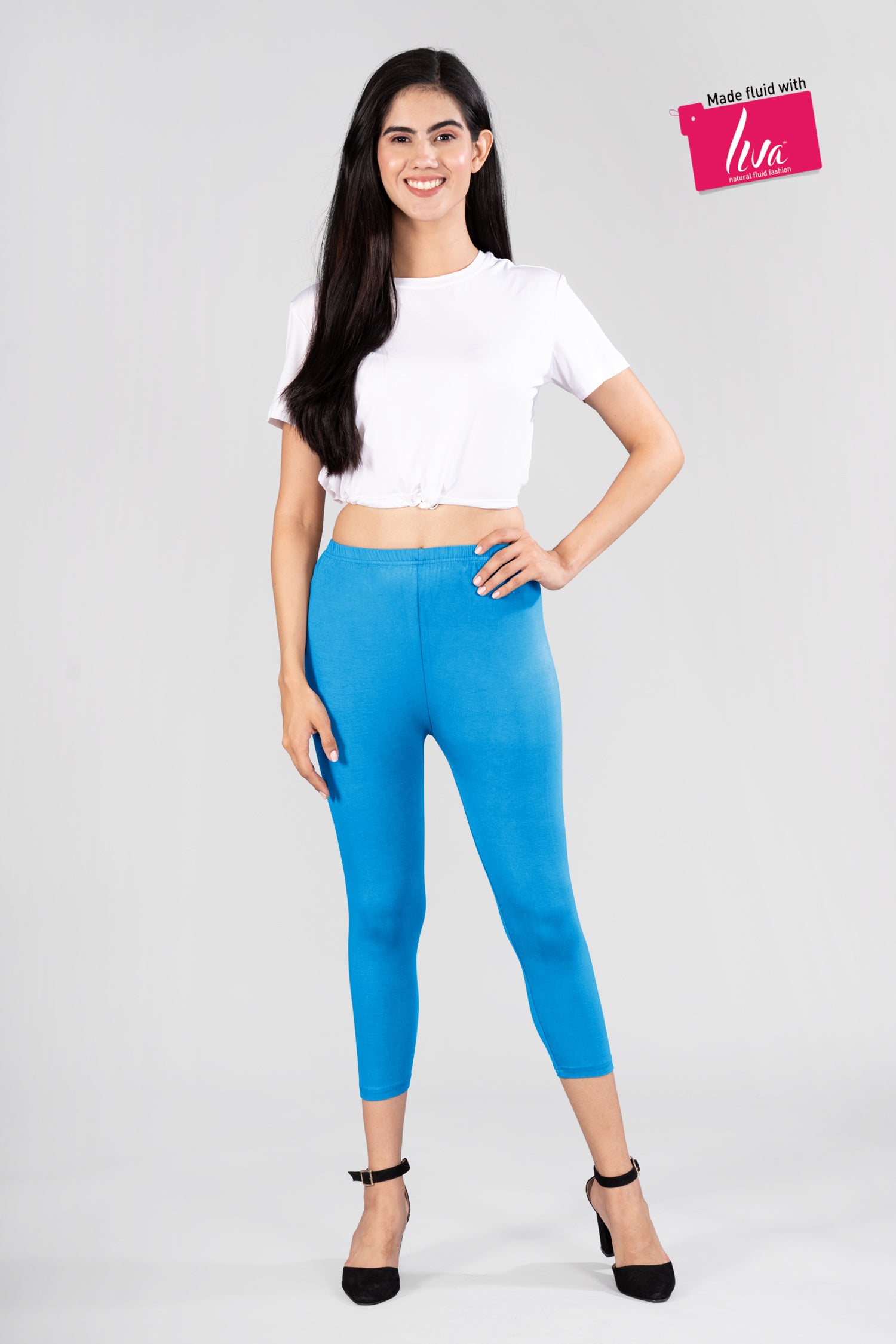 Buy Indian Flower Girls White Solid Legging Online at Best Prices in India  - JioMart.