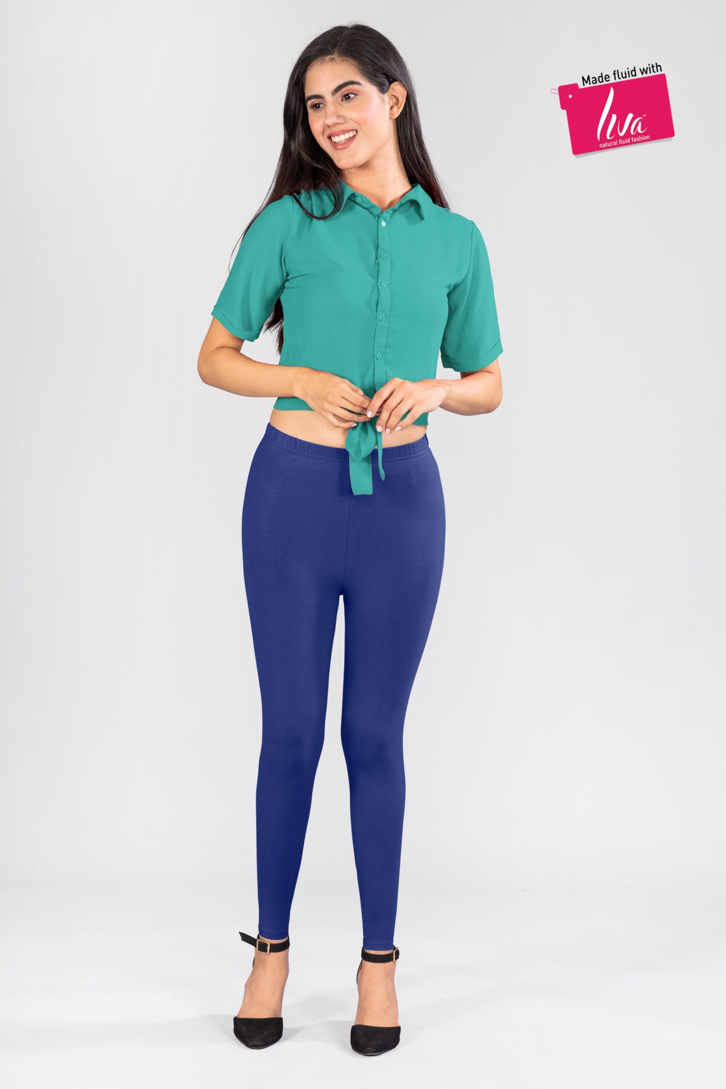 Splendid Indian Dye Viscose Ankle Leggings
