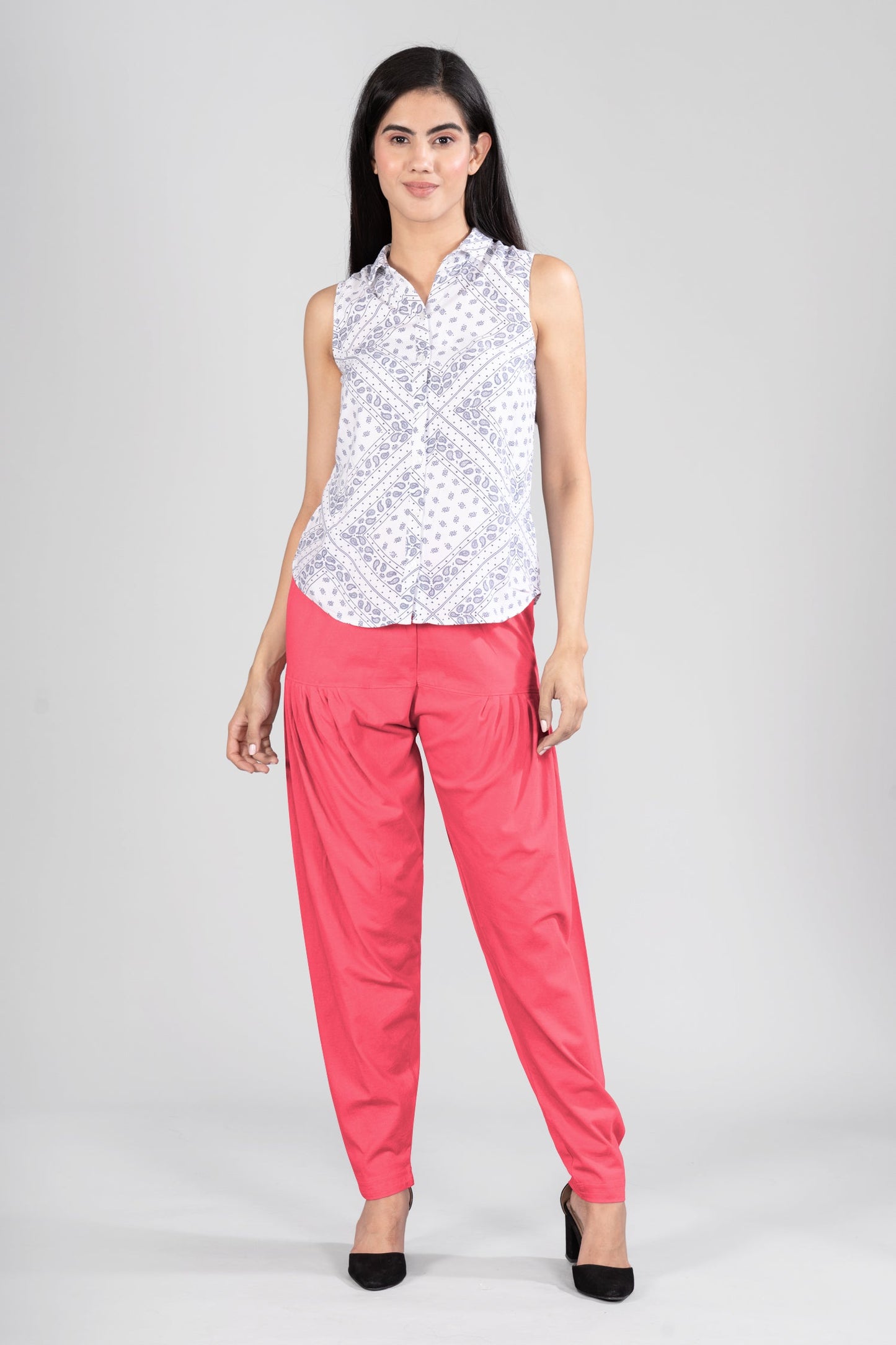 Gajari Cotton Patiala Pants