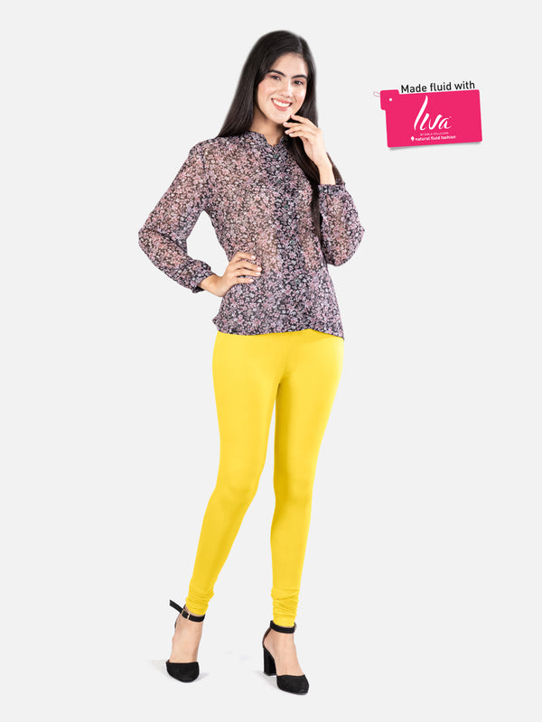 Citron Pleasure Viscose Churidar Leggings