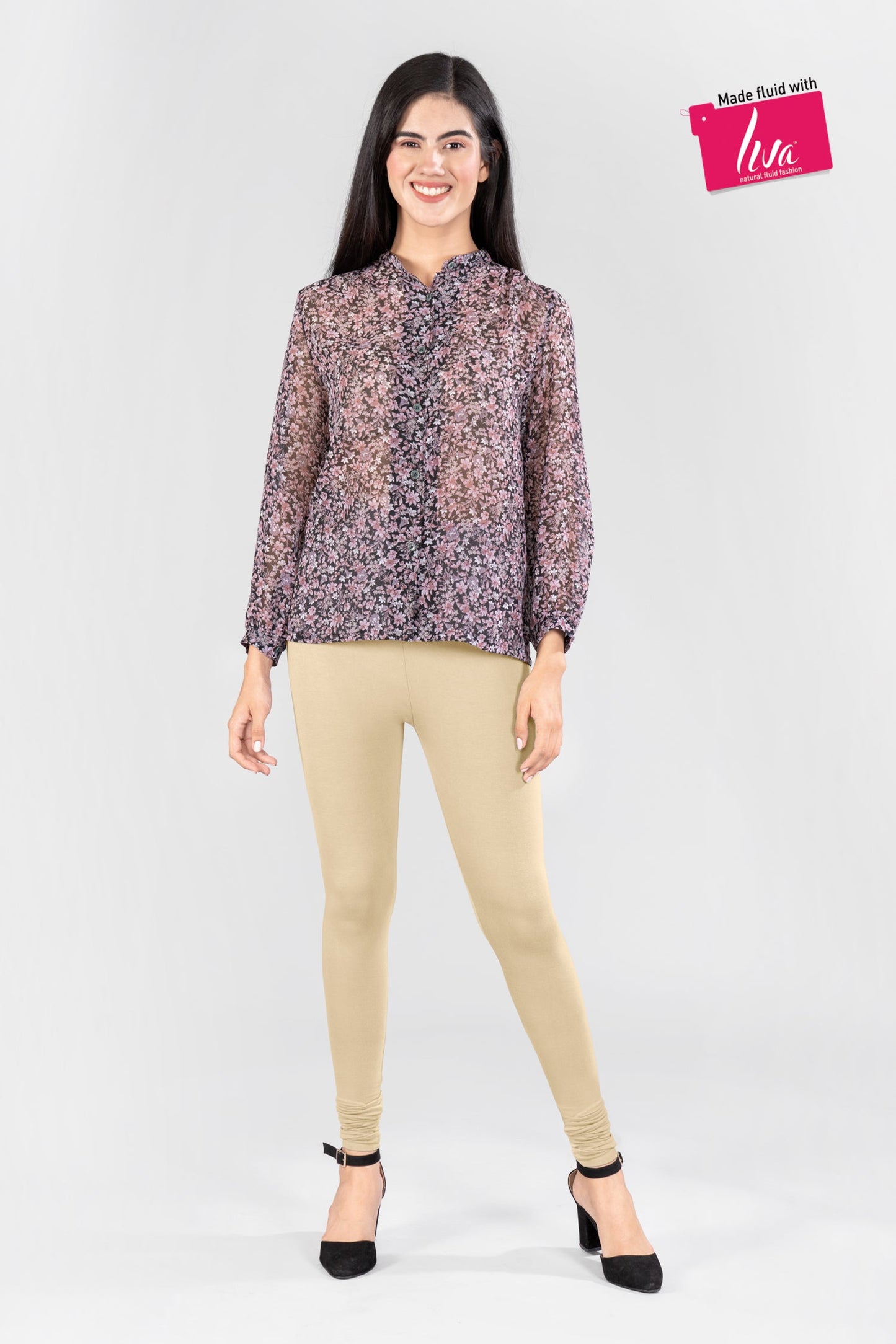 Deluxe Desert Viscose Churidar Leggings