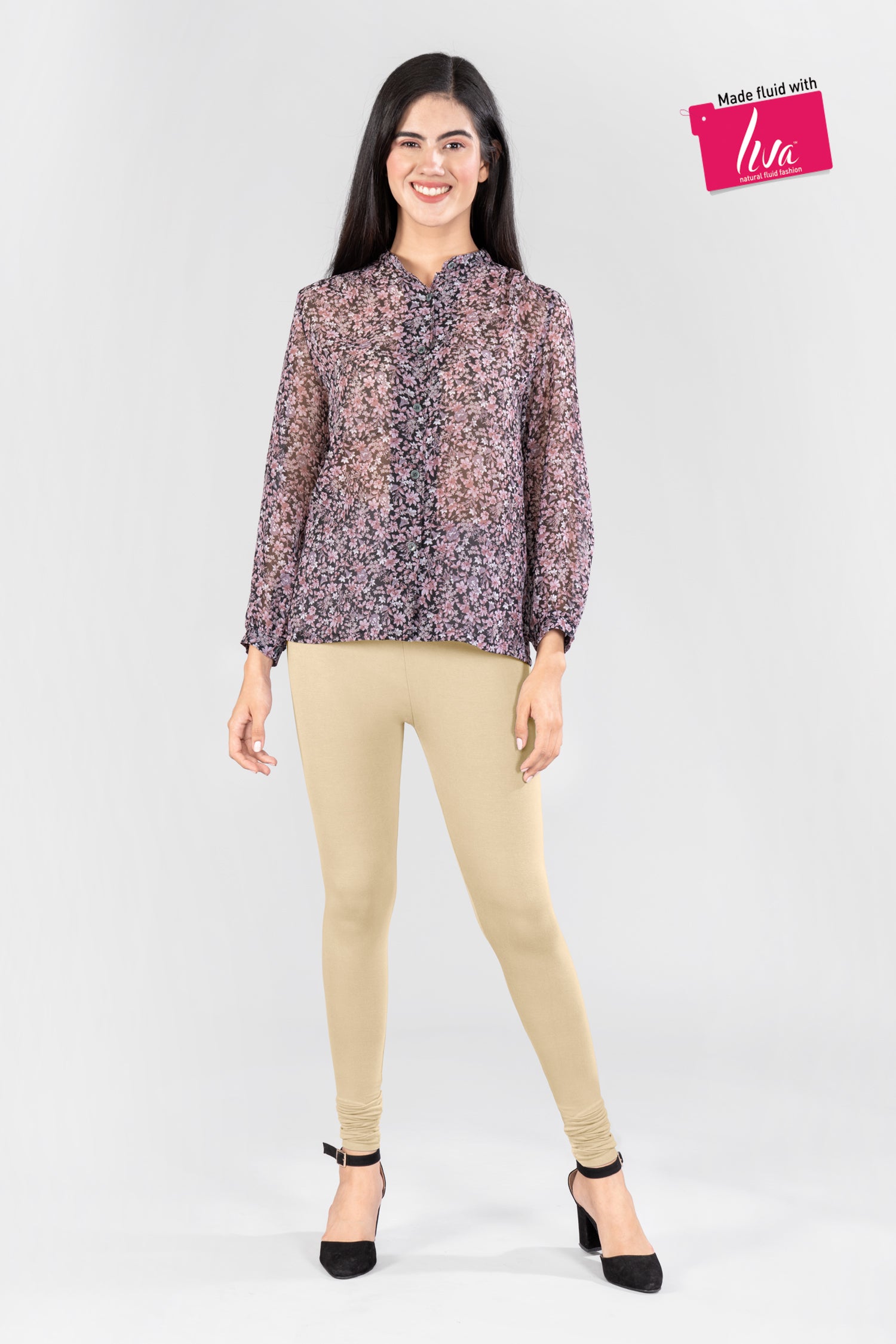 Deluxe Desert Viscose Churidar Leggings