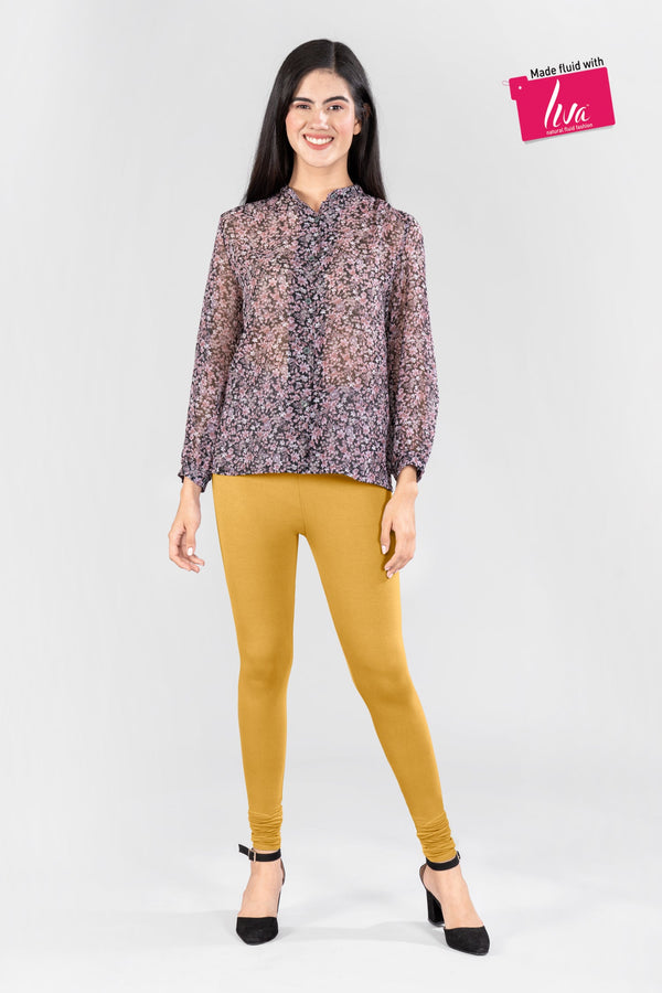 Phantom Honey Viscose Churidar Leggings