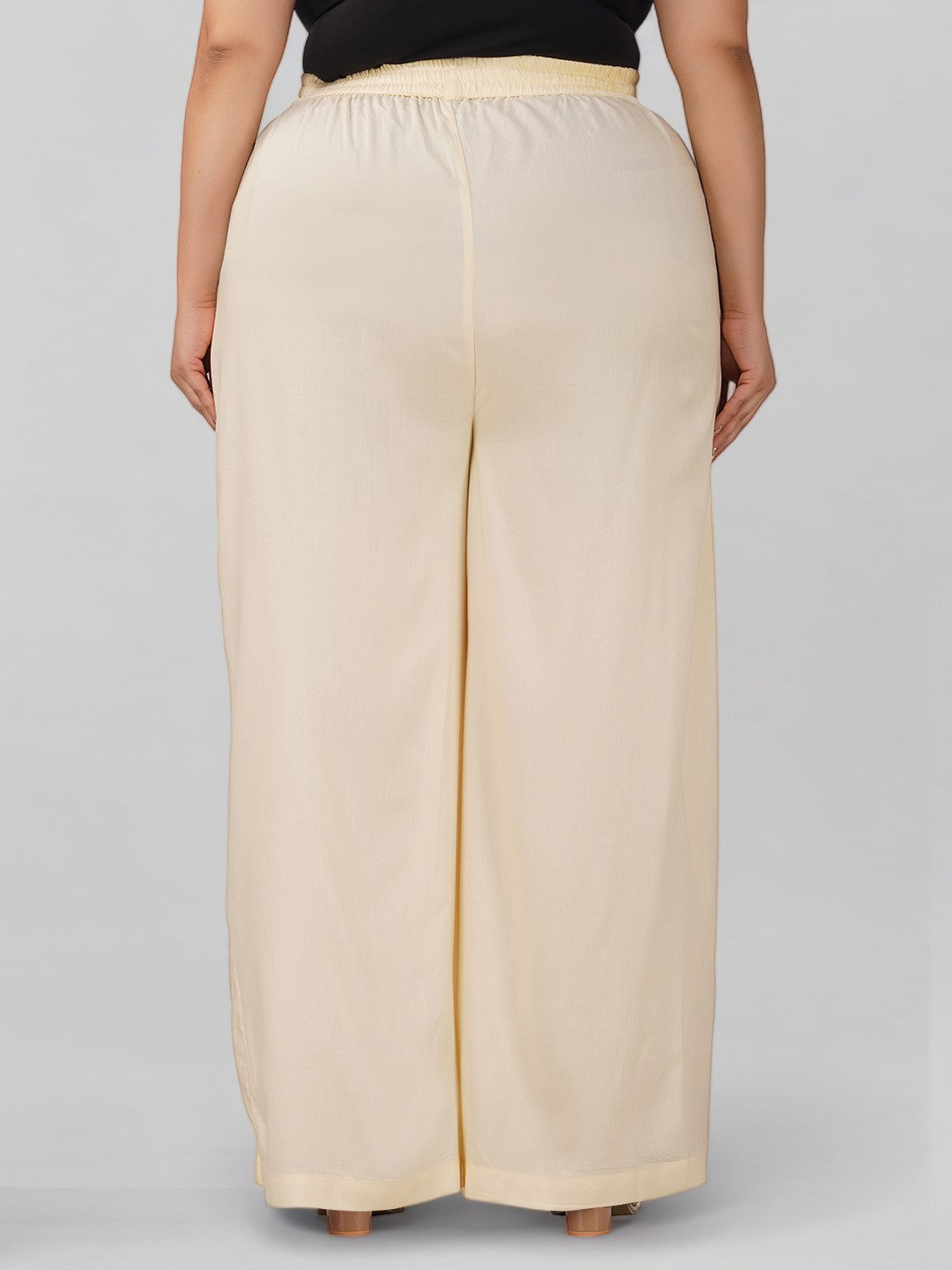 Pearl Blaze Plus Size Rayon Palazzo