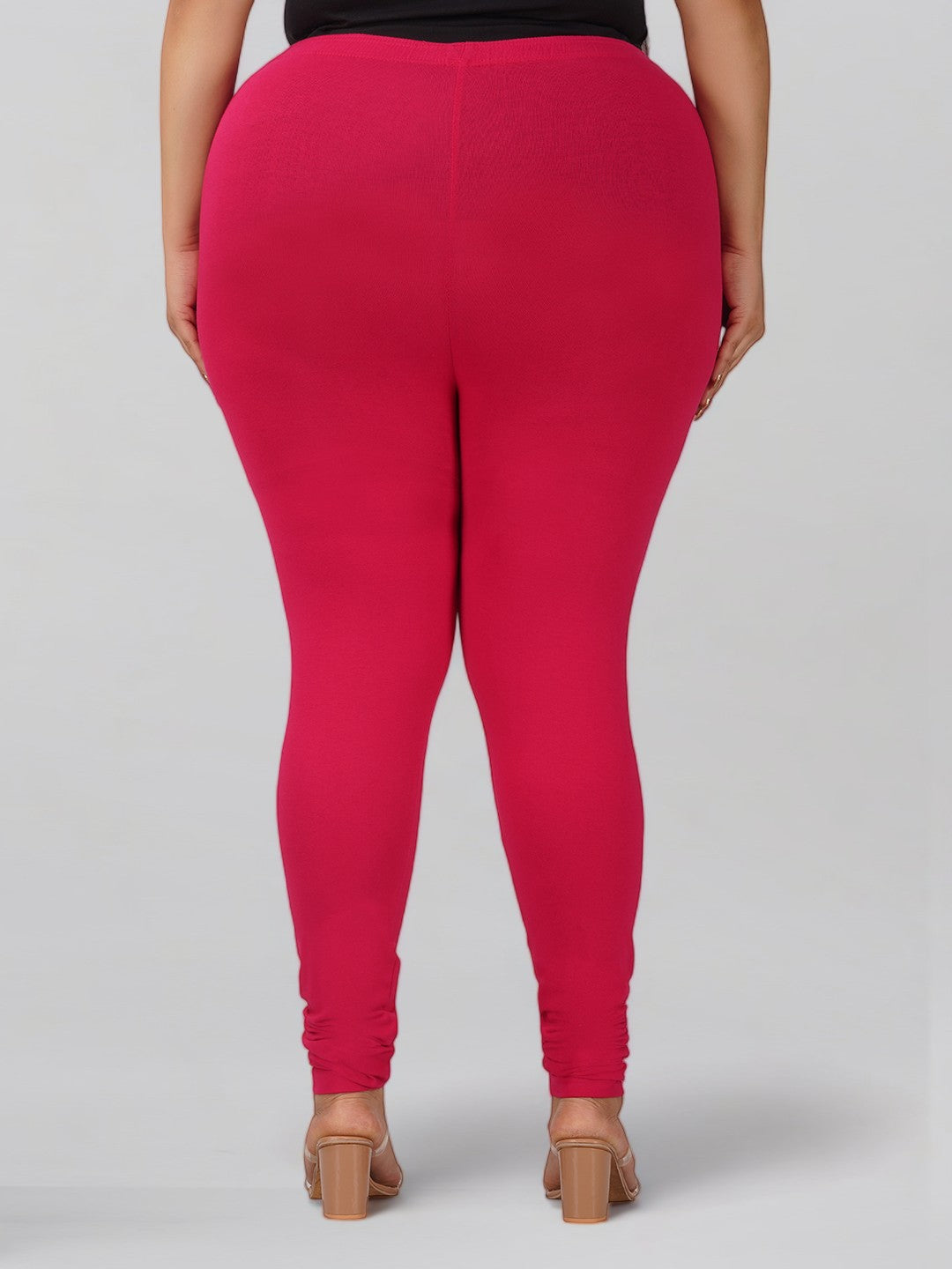 Dark Rani Plus Size Cotton Churidar Leggings