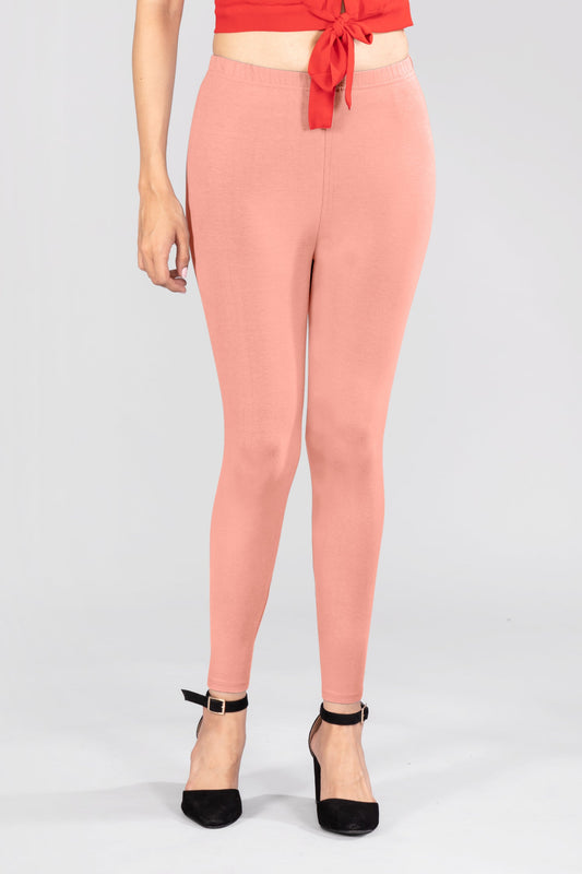 Holy Peach Viscose Ankle Leggings