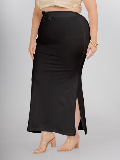 Black Plus Size Saree Shapewear