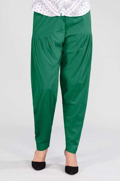 Rama Blue Cotton Patiala Pants