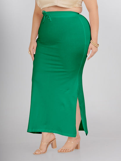 New Neon Green Plus Size Saree Shapewear
