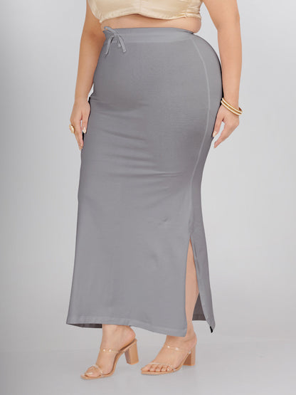 Grey Plus Size Saree Shapewear