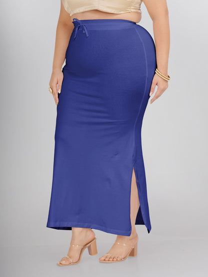 Royal Blue Plus Size Saree Shapewear