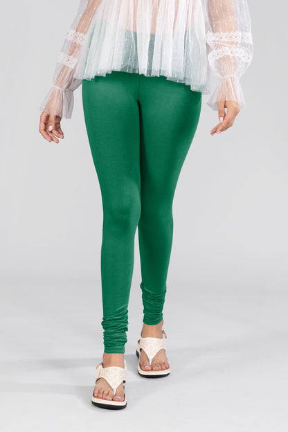 Rama Blue Cotton Churidar Leggings