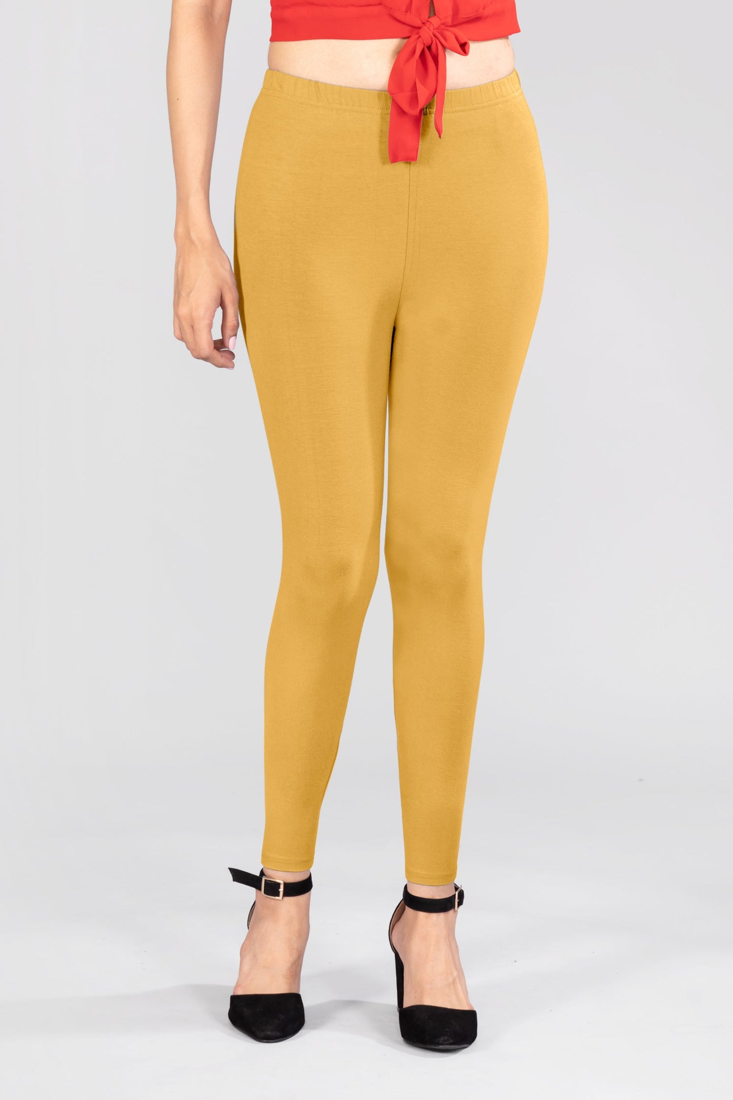 Phantom Honey Viscose Ankle Leggings