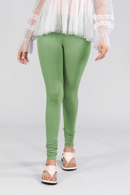 Water Cress Cotton Churidar Leggings