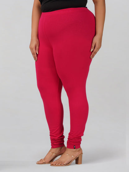 Dark Rani Plus Size Cotton Churidar Leggings
