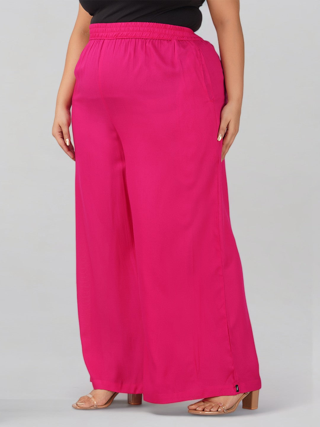 Wild Strawberry Plus Size Rayon Palazzo