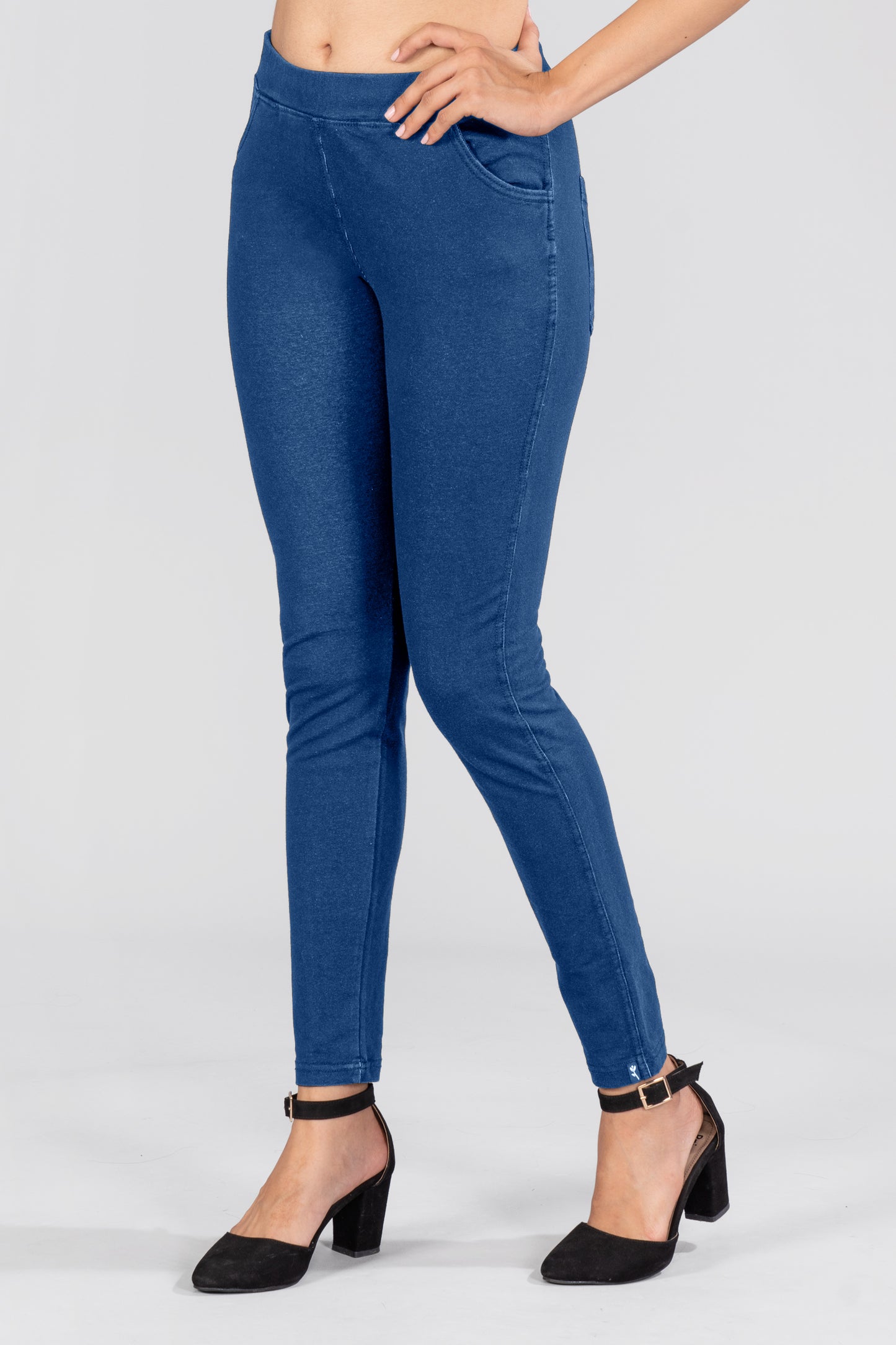 Denium Jeggings with Side Pocket