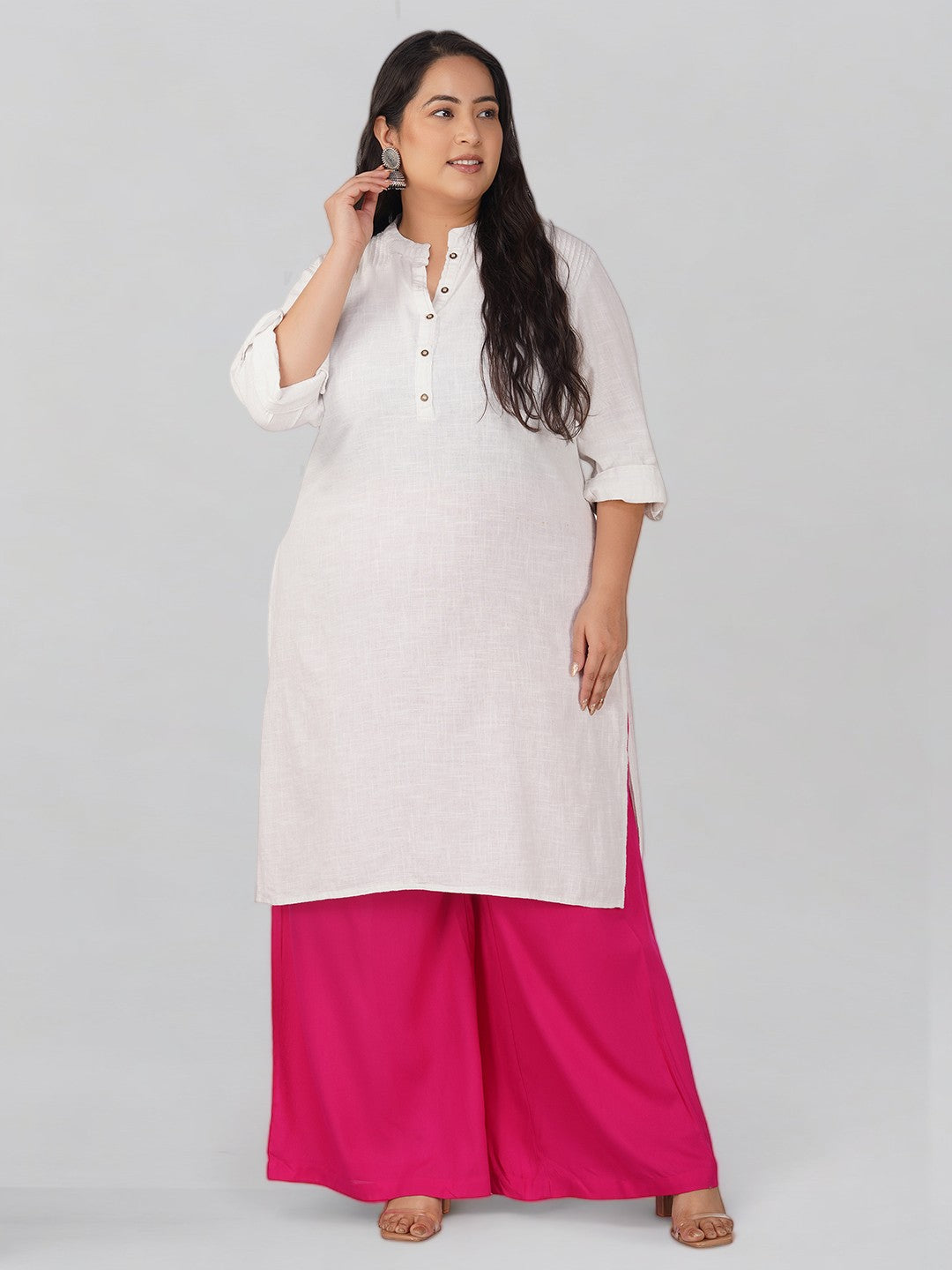 Wild Strawberry Plus Size Rayon Palazzo