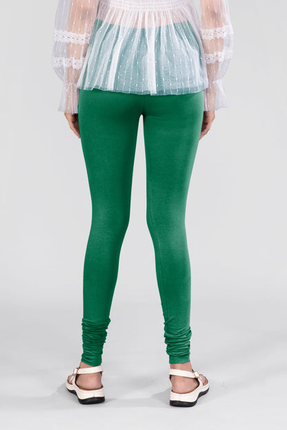 Rama Blue Cotton Churidar Leggings