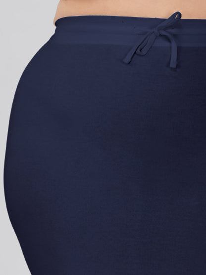 Navy Plus Size Saree Shapewear