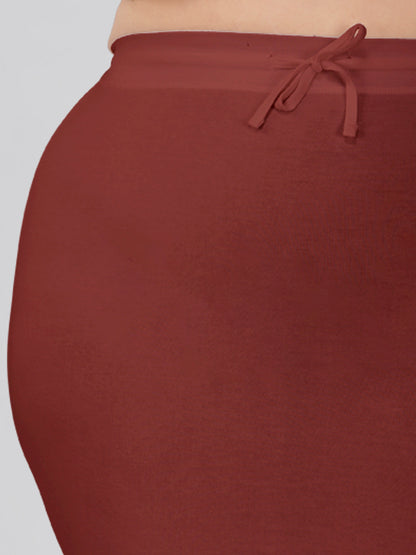 Maroon Plus Size Saree Shapewear