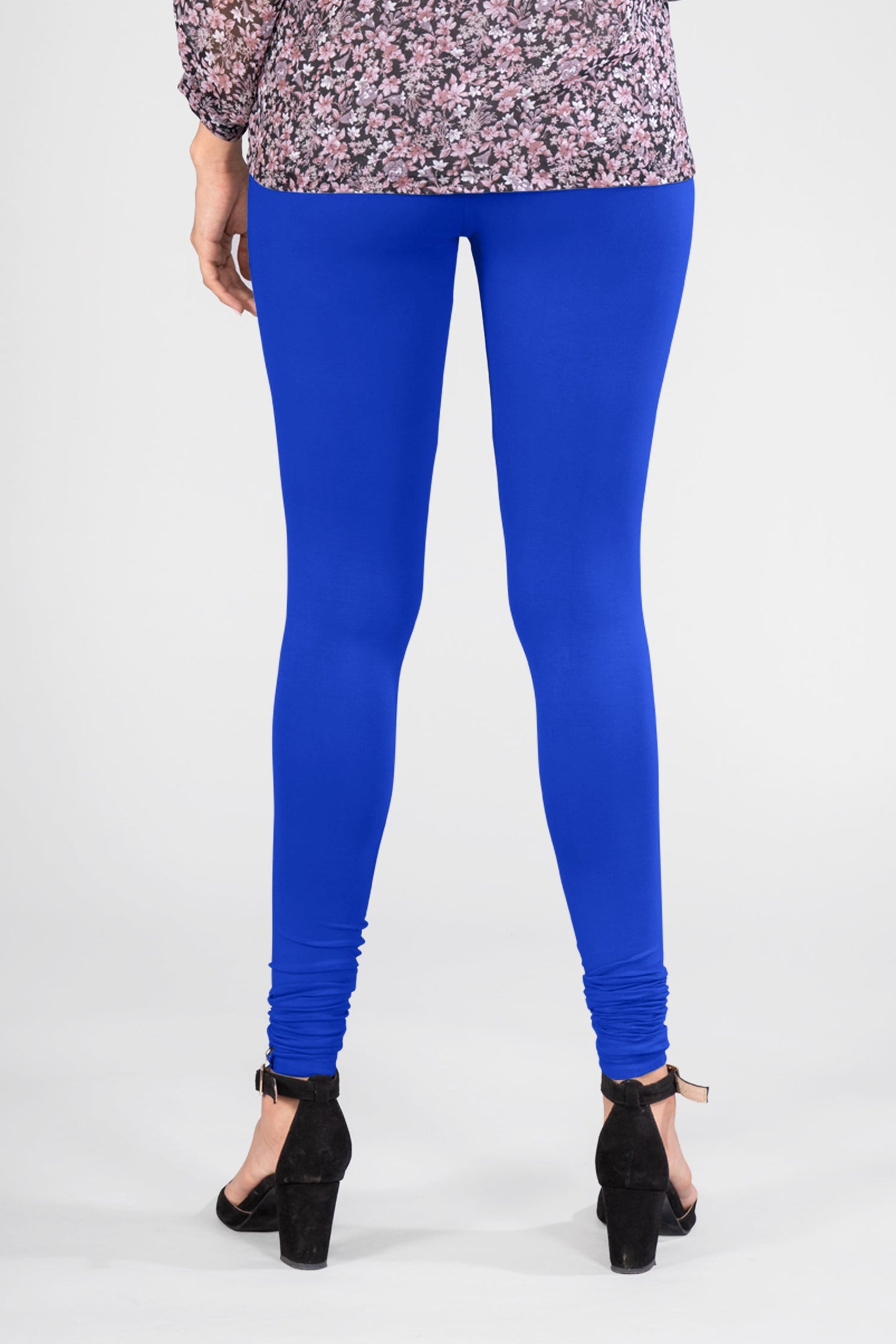 Paradise Blue Viscose Churidar Leggings