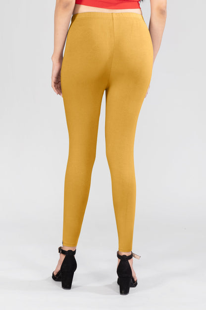 Phantom Honey Viscose Ankle Leggings