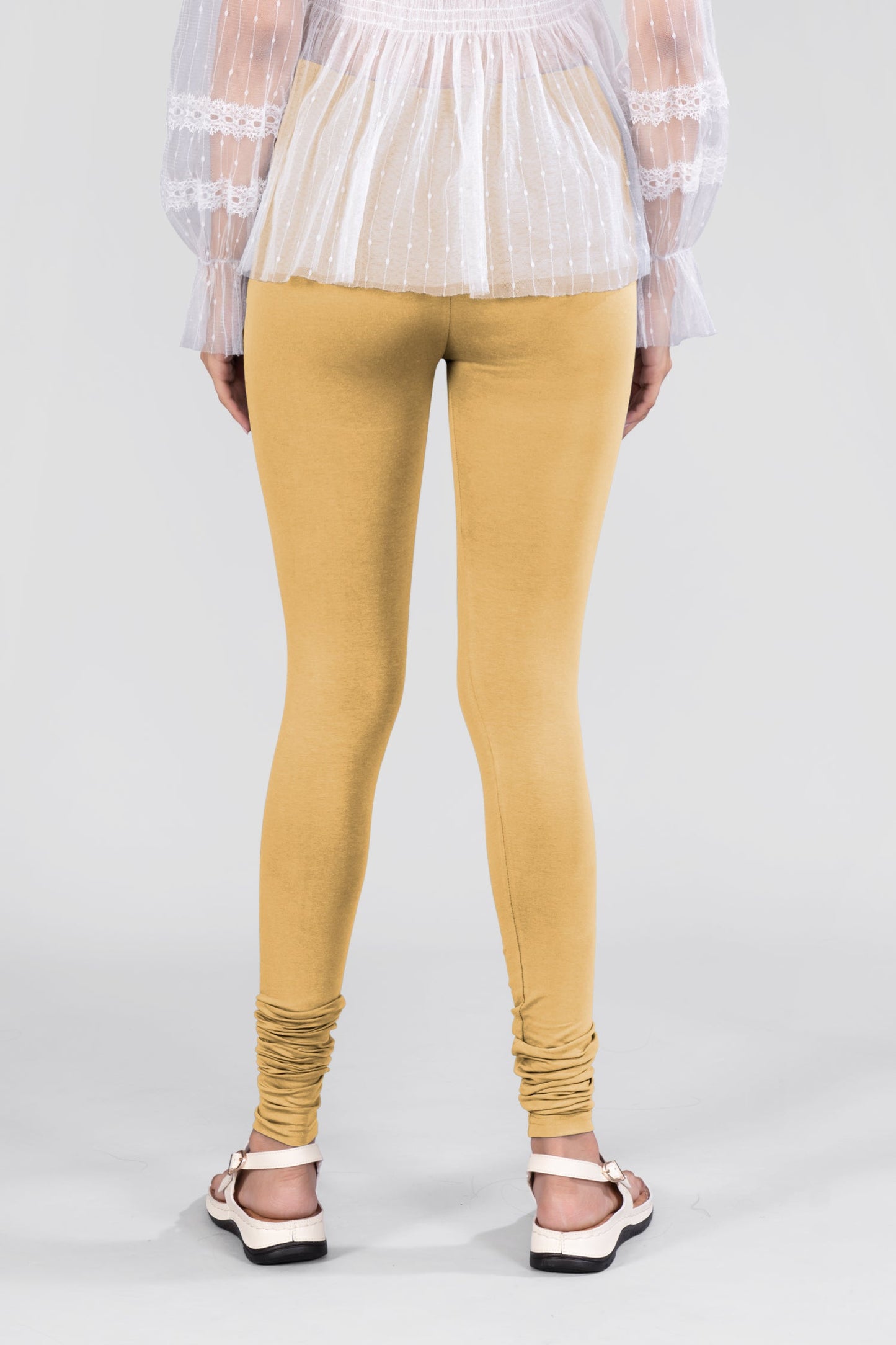Stone Cotton Churidar Leggings