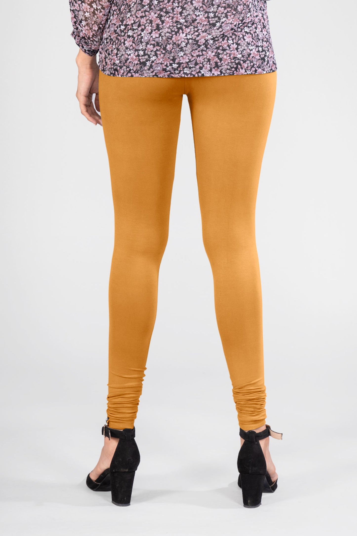 Caramel Lust Viscose Churidar Leggings