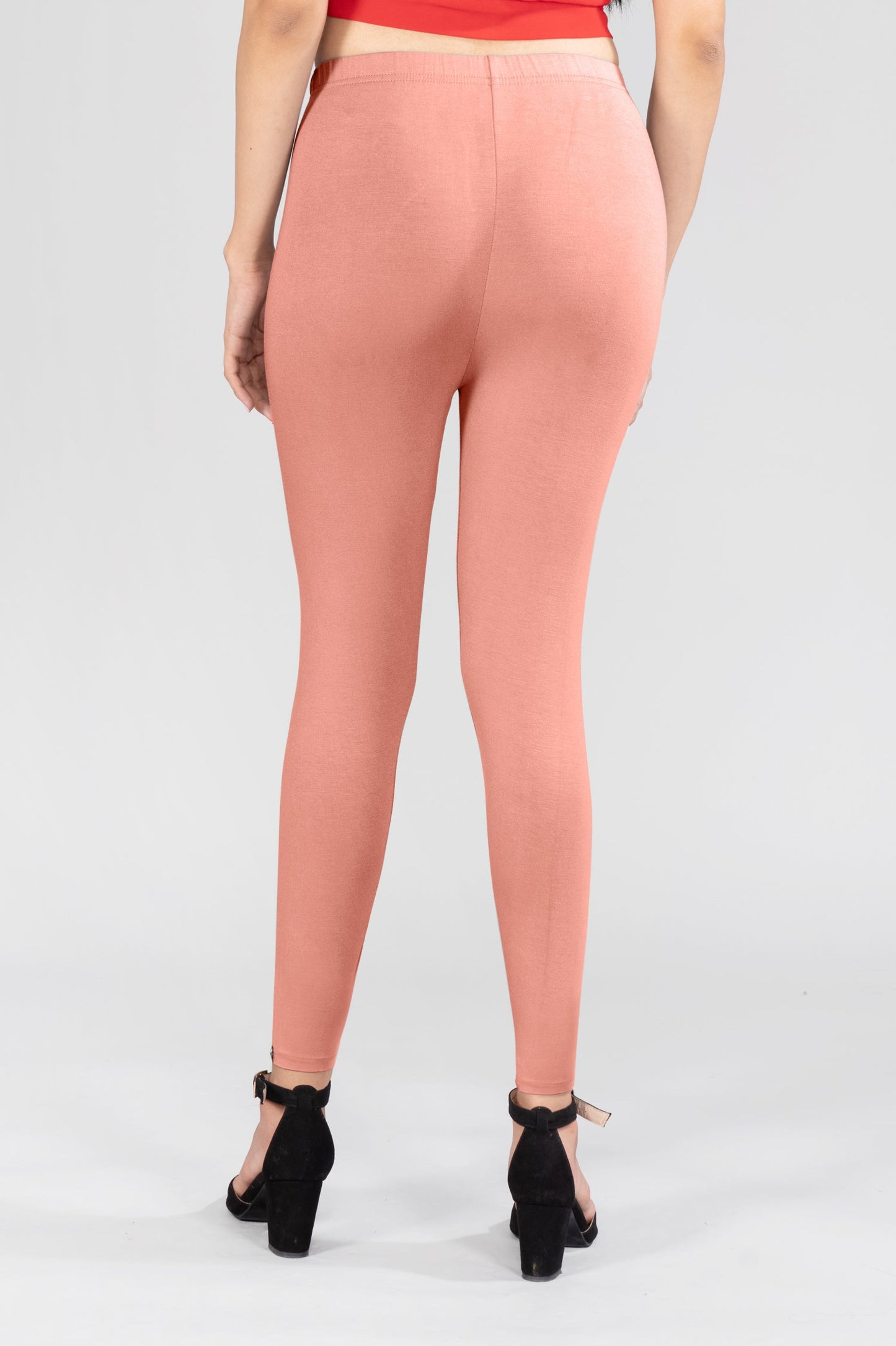 Holy Peach Viscose Ankle Leggings