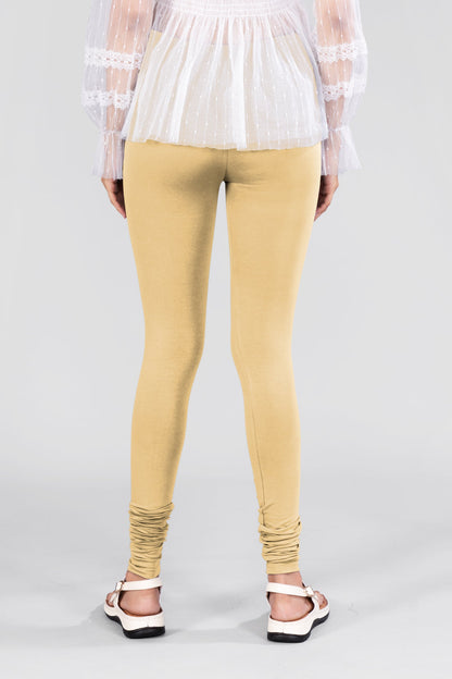 Skin Tone Cotton Churidar Leggings