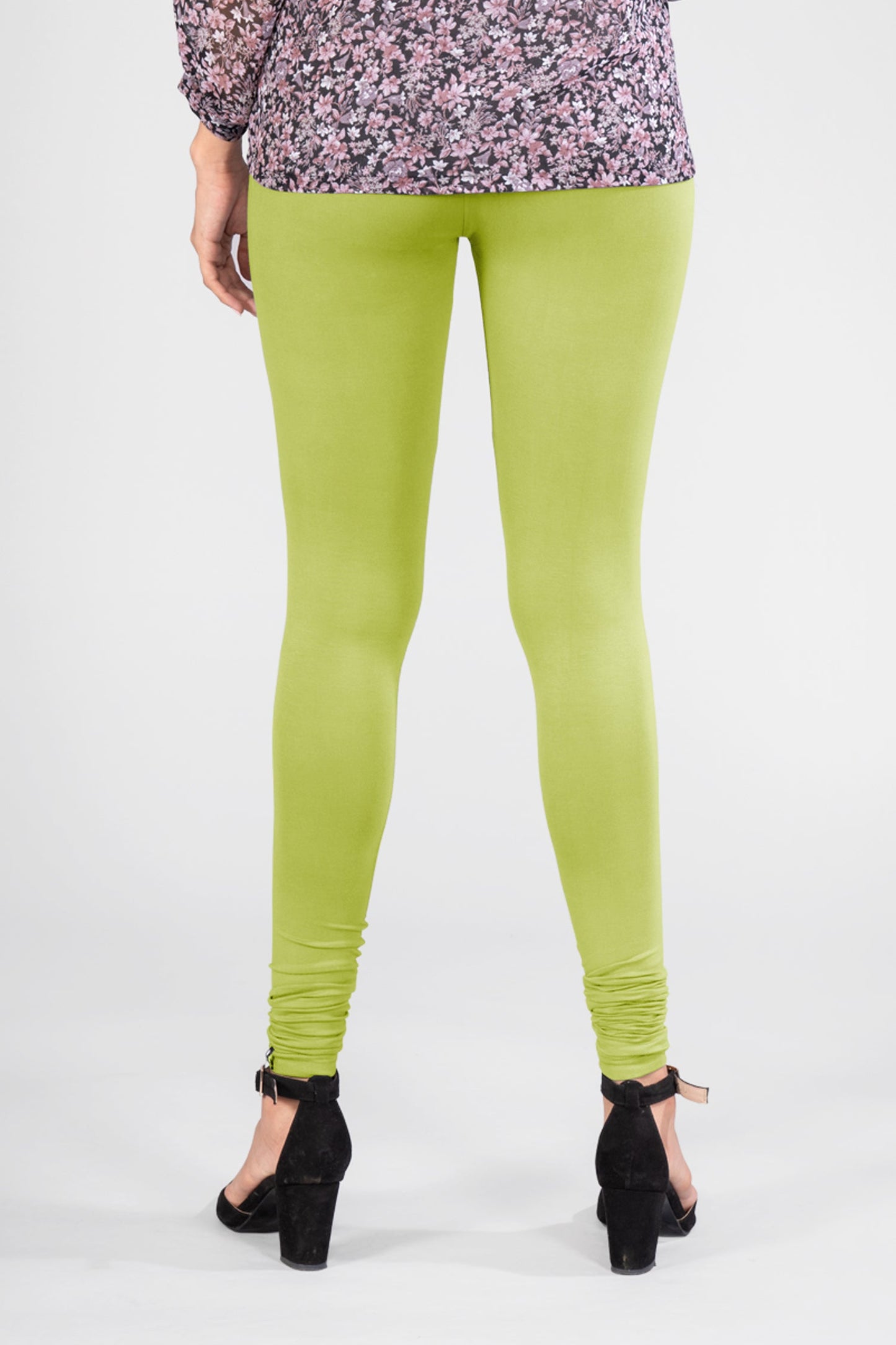 Comfort Green Viscose Churidar Leggings