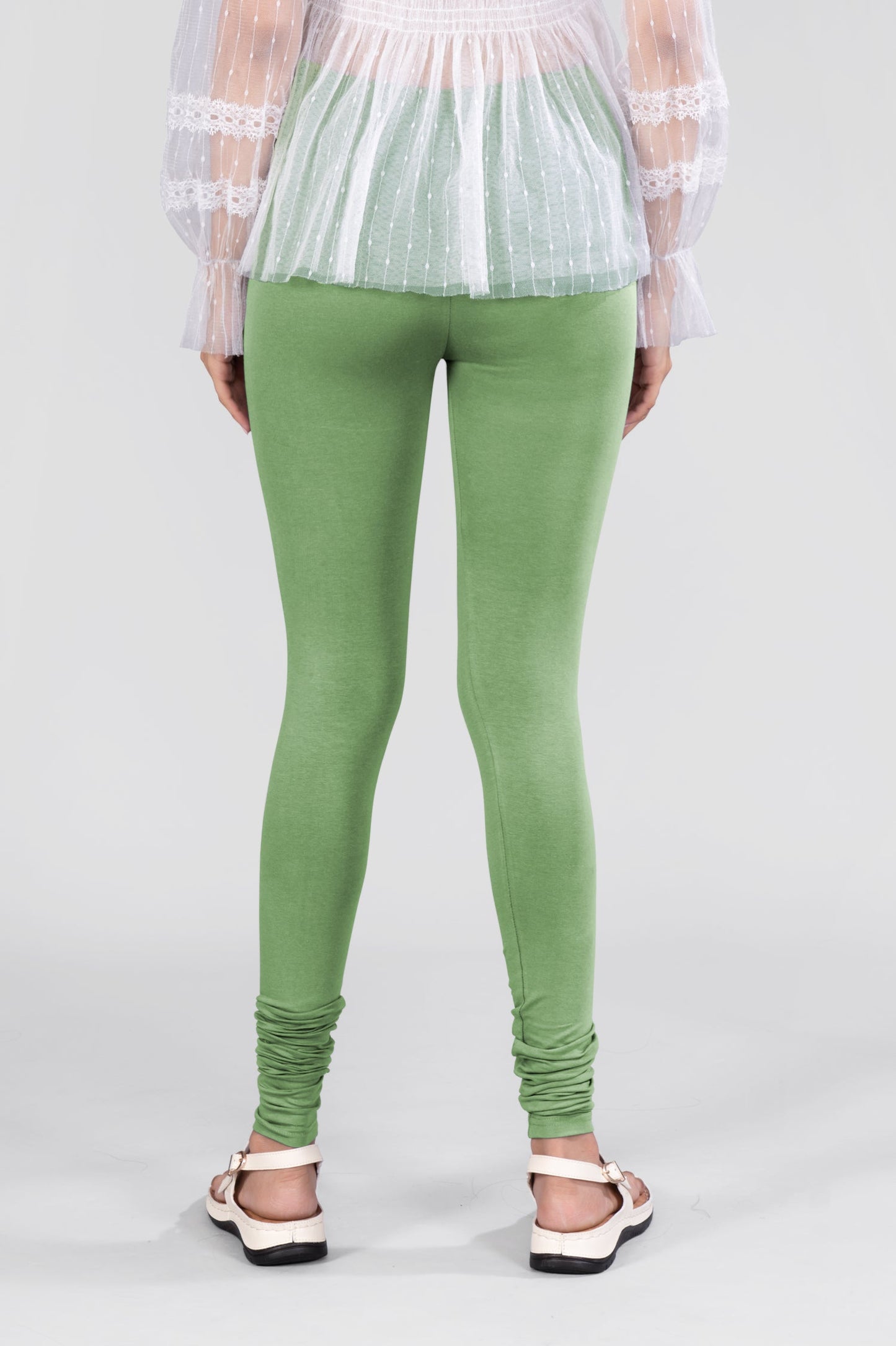 Water Cress Cotton Churidar Leggings
