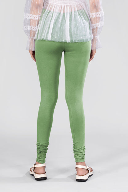 Water Cress Cotton Churidar Leggings
