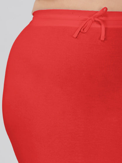 Red Plus Size Saree Shapewear